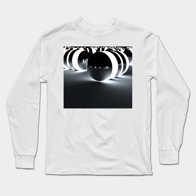 Tron Caps Long Sleeve T-Shirt by Manafold